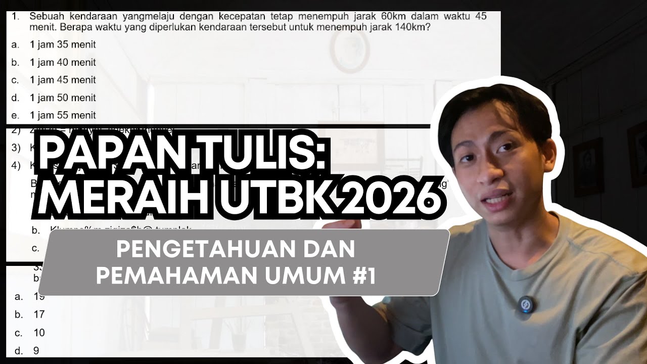 Meraih UTBK 2026 - Pengetahuan dan Pemahaman Umum 1