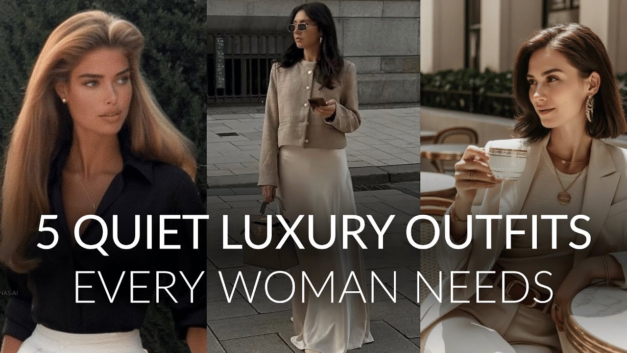 5 quiet luxury outfits every elegant woman needs