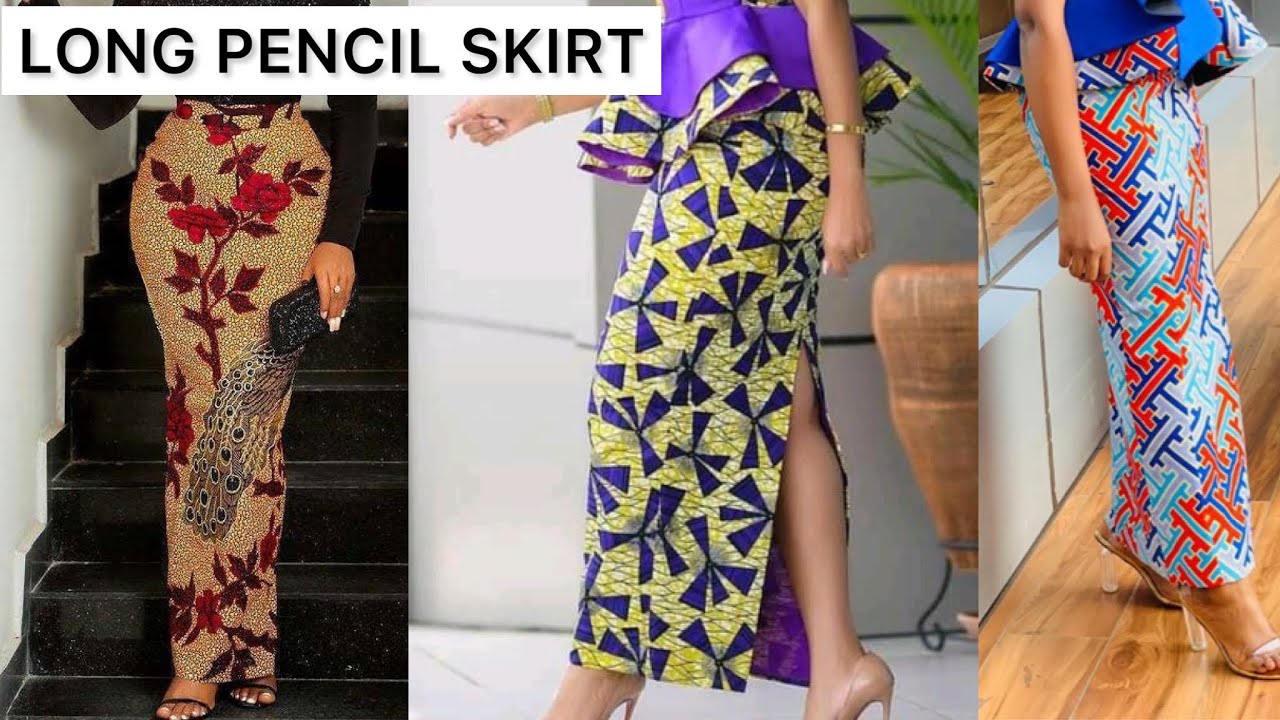 HOW TO CUT AND SEW A LONG PENCIL SKIRT TUTORIAL.