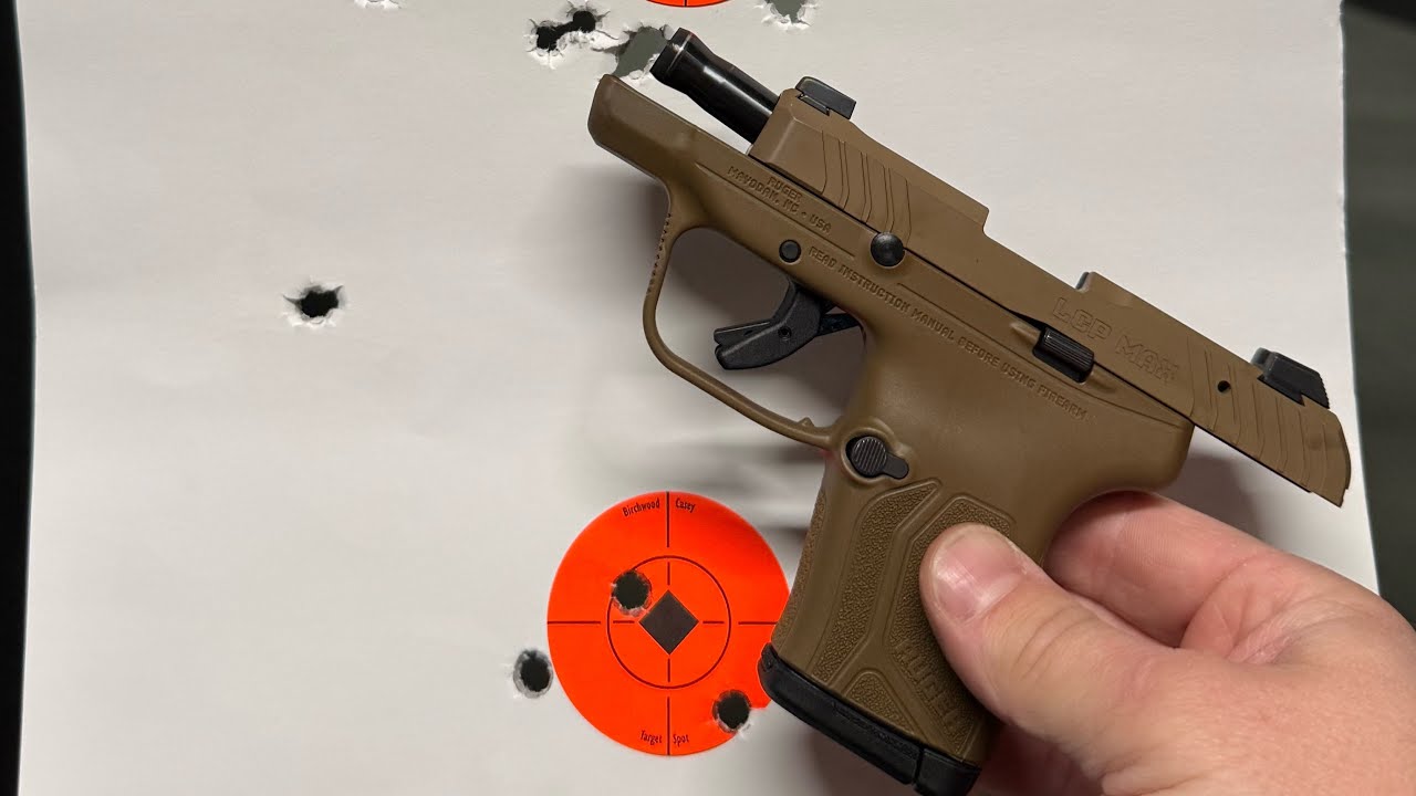 Ruger LCP Max FDE! First Time at the Range