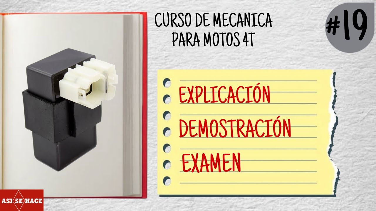 Curso De Mecánica Para Motos   | MODULO CONTROL ENCENDIDO CDI |