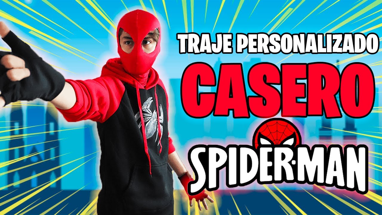 MI TRAJE CASERO DE SPIDERMAN PERSONALIZADO - IVANSPIDEY