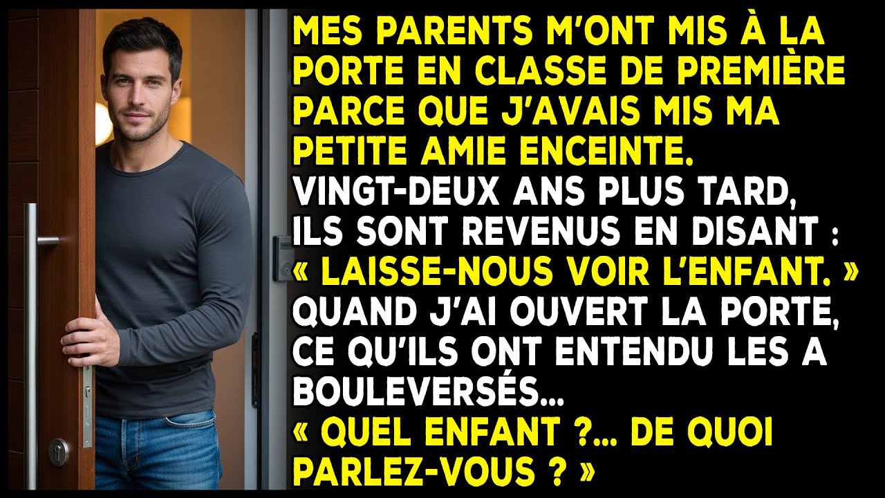 Mes parents m'ont chassé en Première car ma copine était enceinte — 22 ans plus tard,...