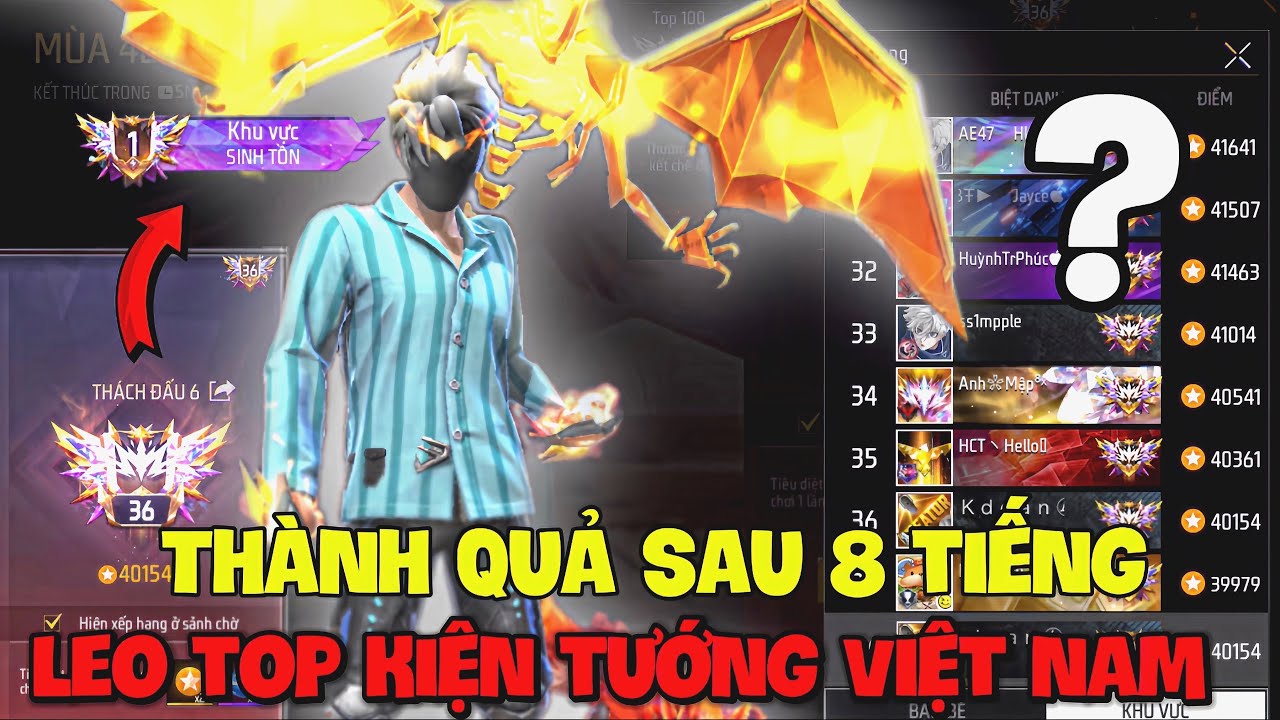 Free Fire | H&agrave;nh Tr&igrave;nh Leo Rank Kiện Tướng S42, Th&agrave;nh Quả Sau 1 Đ&ecirc;m C&agrave;y Cuốc Kh&ocirc;ng Ngủ!!!