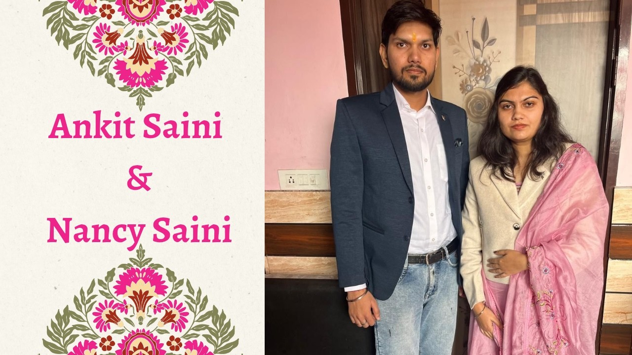 Ankit Saini 💍Nancy Saini. //🎥 Dahiya Photography Balapur ☎️ 94665 78628