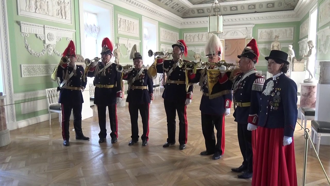 Trompetercorps der Stadtgarde zu Pferd Stuttgart1652 e.V. in Petersburg