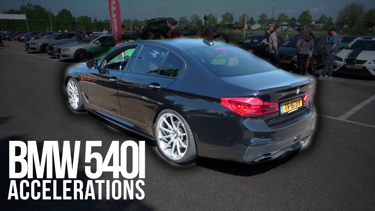 BMW 540i Accelerations and Revs! [STAGE2 420HP] Sound, Review, Tuned, Exhaust