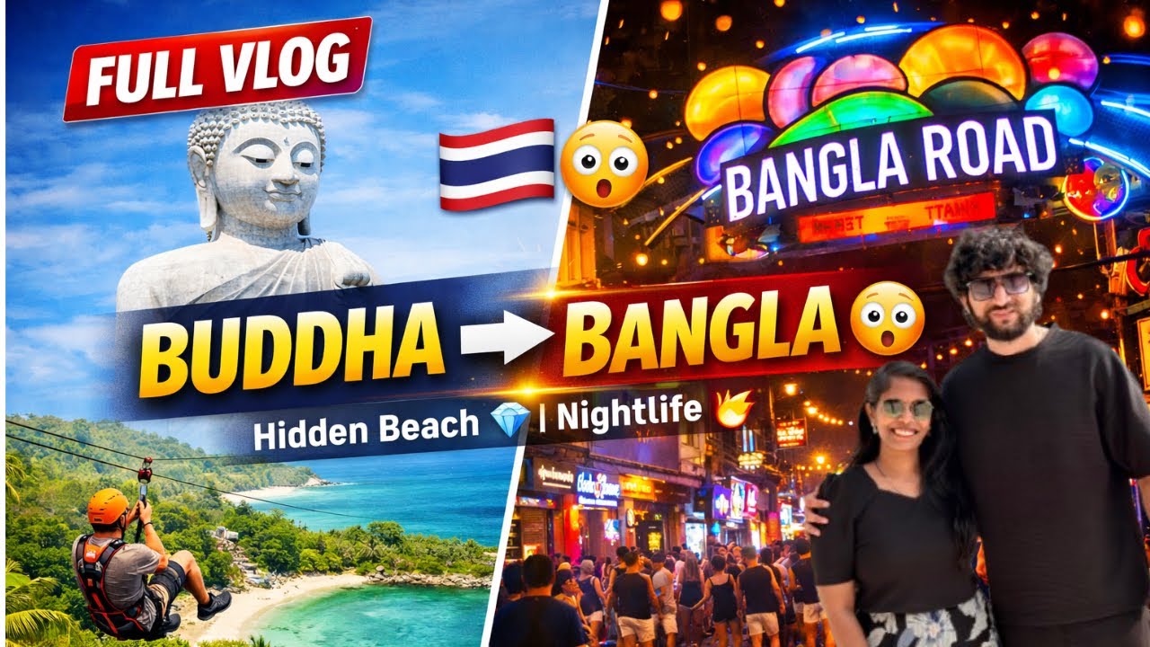 Hidden Beach + Crazy Nightlife in Phuket 😳 | Full Travel Vlog | Only Few Tourists Know This Place