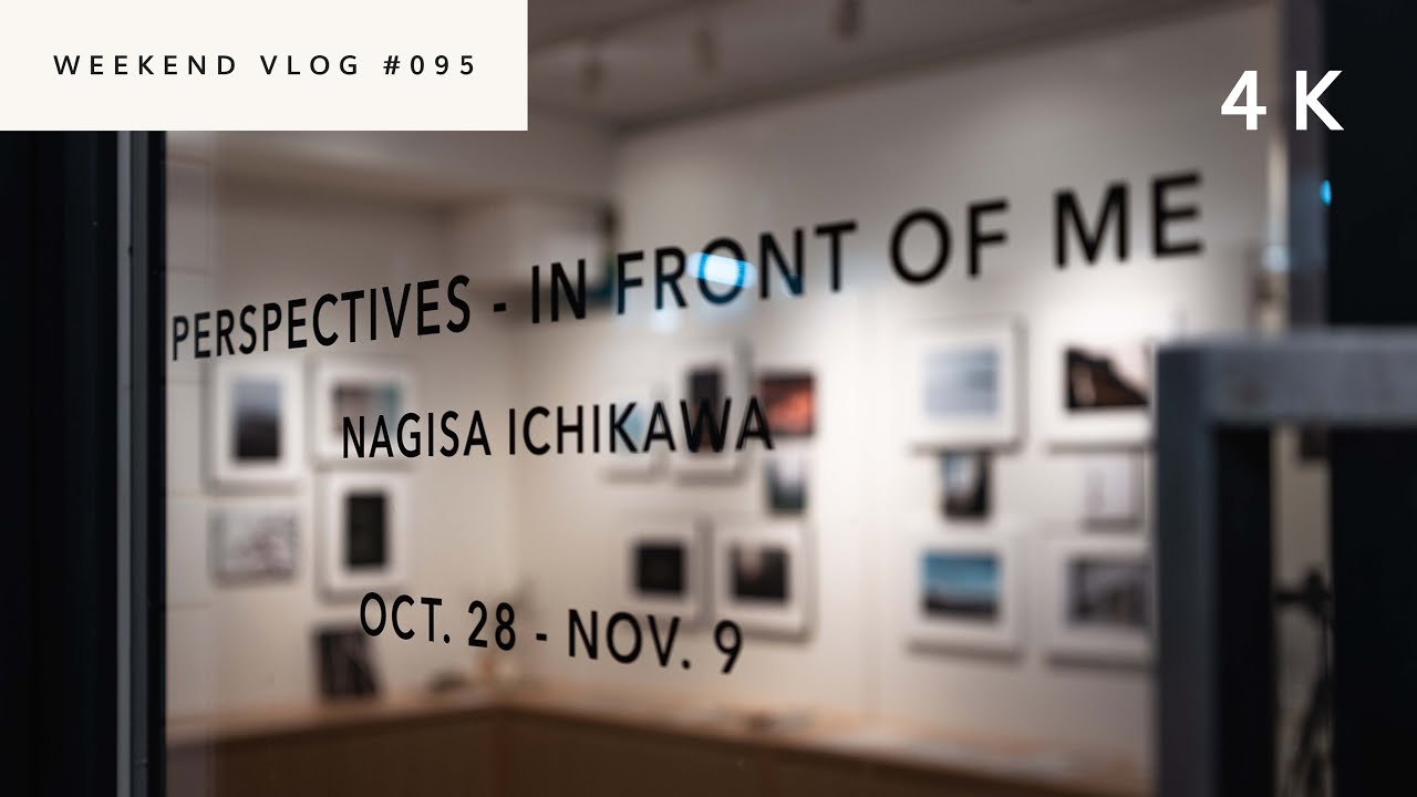 初・写真展＠WONDER PHOTO SHOPはじまりました👐／Nothing Ear (stick)を開封するよ [Weekend Vlog #095]