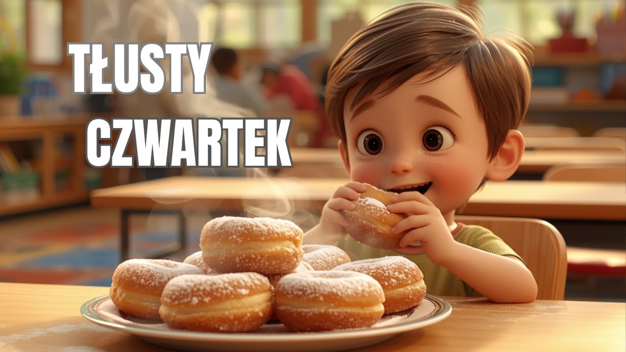 Tłusty Czwartek – piosenka dla dzieci 🍩 | Wesoła piosenka dla dzieci