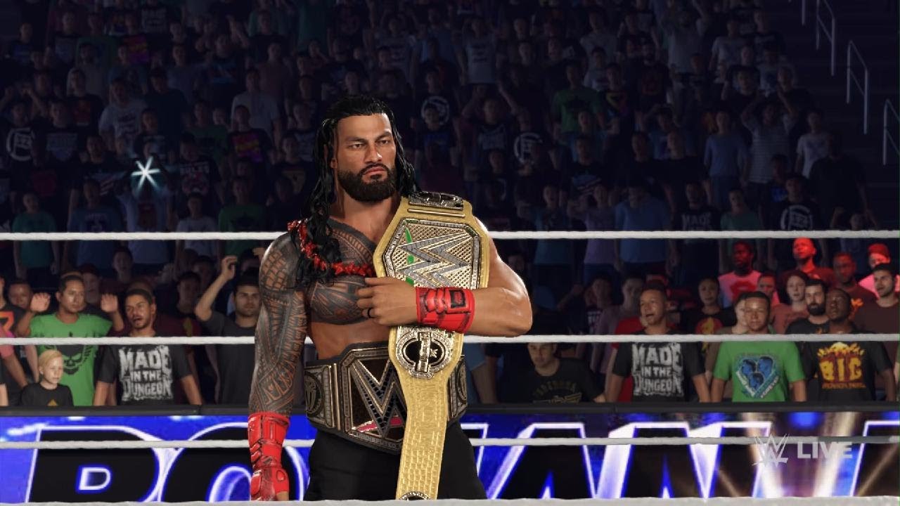 WWE 2K25 The Usos Vs Solo Sikoa And Roman Reigns