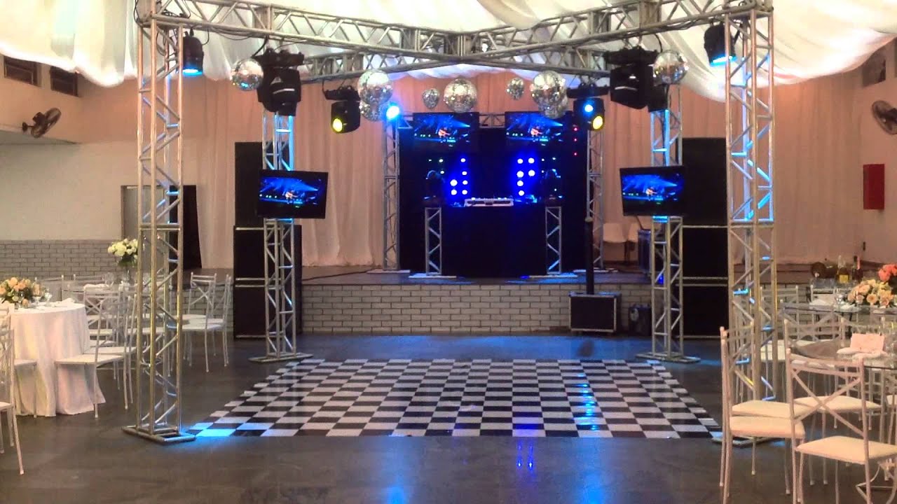 ESTRUTURA PISTA DE DANÇA COMPLETA