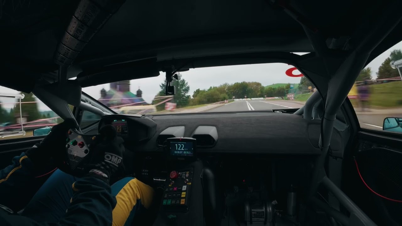 GSMP SZCZAWNE 2025 Onboard Lamborghini Huracan  Supertrofeo Evo II BARTŁOMIEJ MADZIARA HillClimb 