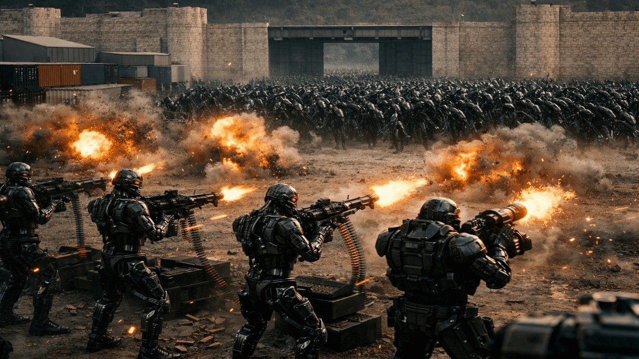 4,000,000 XENOMORPHS vs 544 TERMINATORS — SKYNET BASES FALL?! [4k]