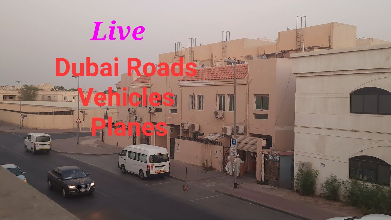 Live Aeroplanes Dubai roads plane cars 🚗 Dubai street Aeroplanes in Dubai Busiest city in the world