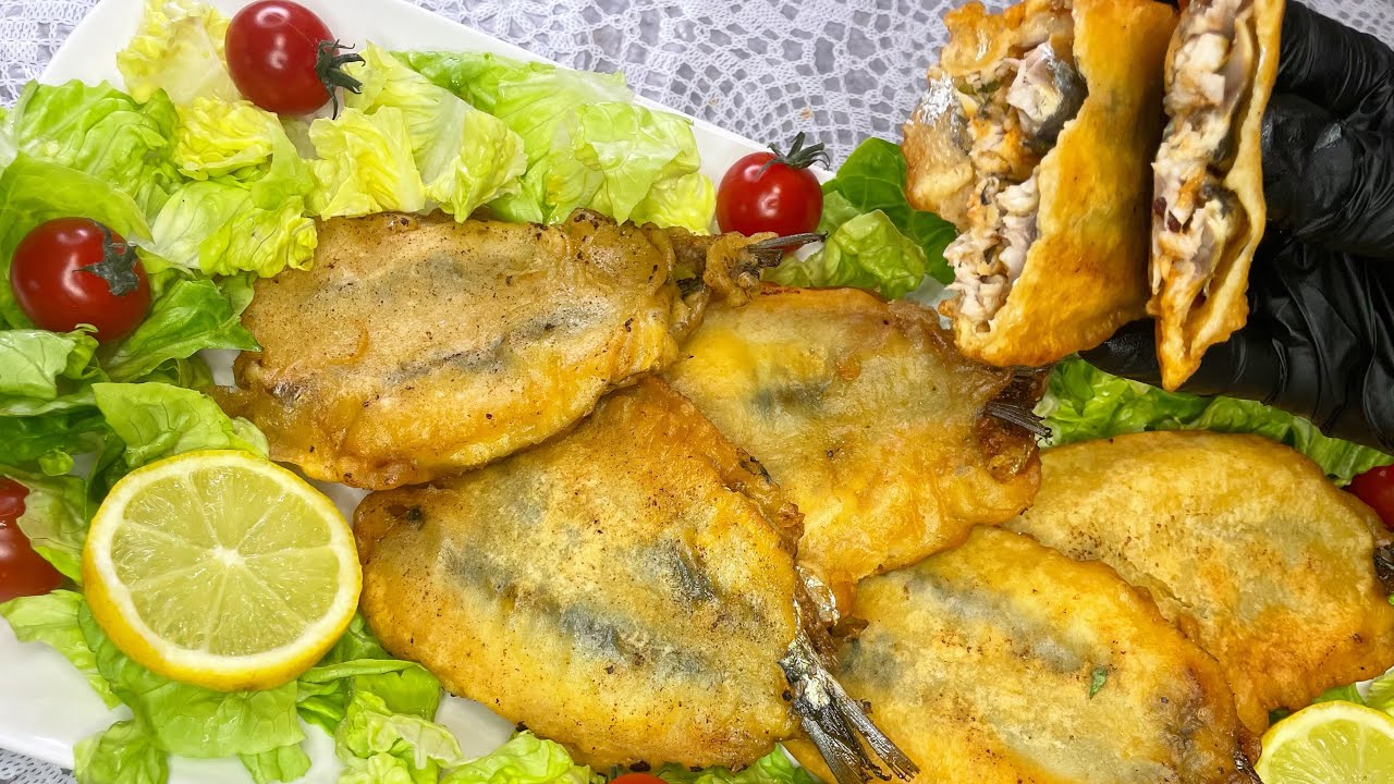 Beignets de sardines croustillantes #sardinسردين مقلي مقرمش #سردين_مقلي