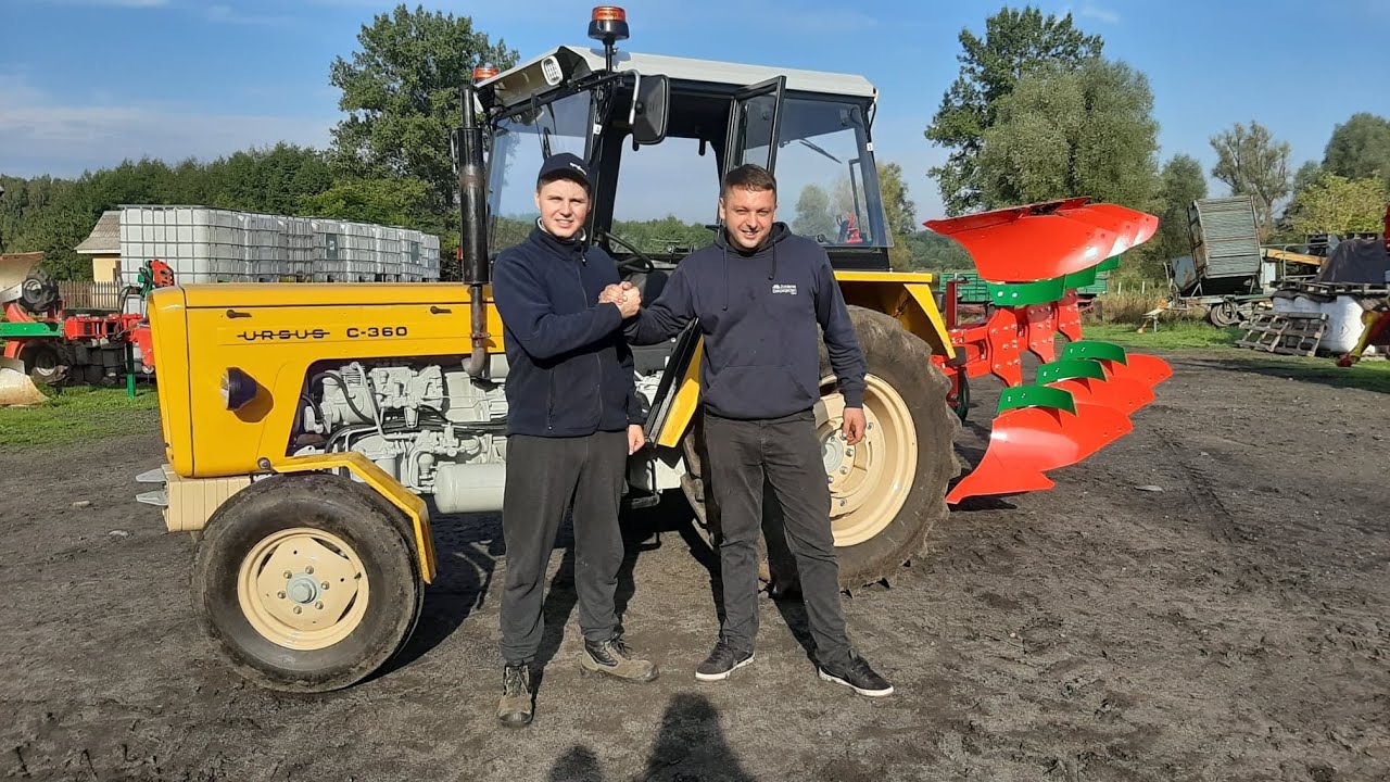Podczepiamy Pług 3 Skibowy Obrotowy Do Ursusa! ☆60-tka Dała Radę!