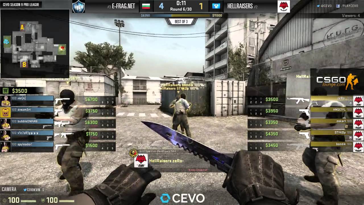 Hellraisers vs E-Frag.net Game 1 (CEVO-P CS:GO Season 9) - Helium & Launders