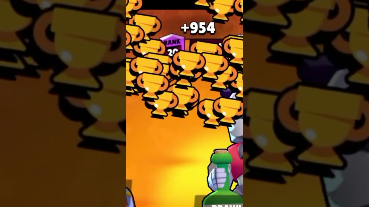 +954 Trofee&euml;n!!🏆 #shorts #brawlstars #trofee&euml;n #barley