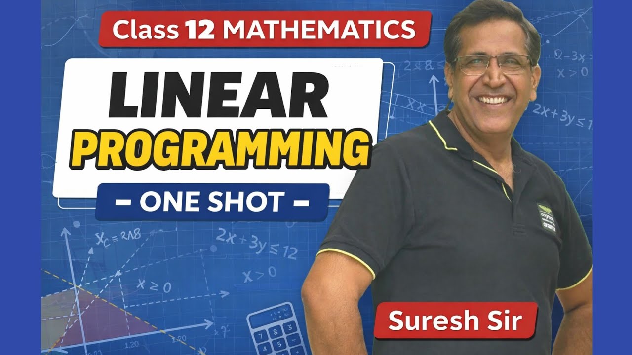 Linear Programming Full Chapter - One Shot | Class 12 Maths One Shot | Boards & Exams | 