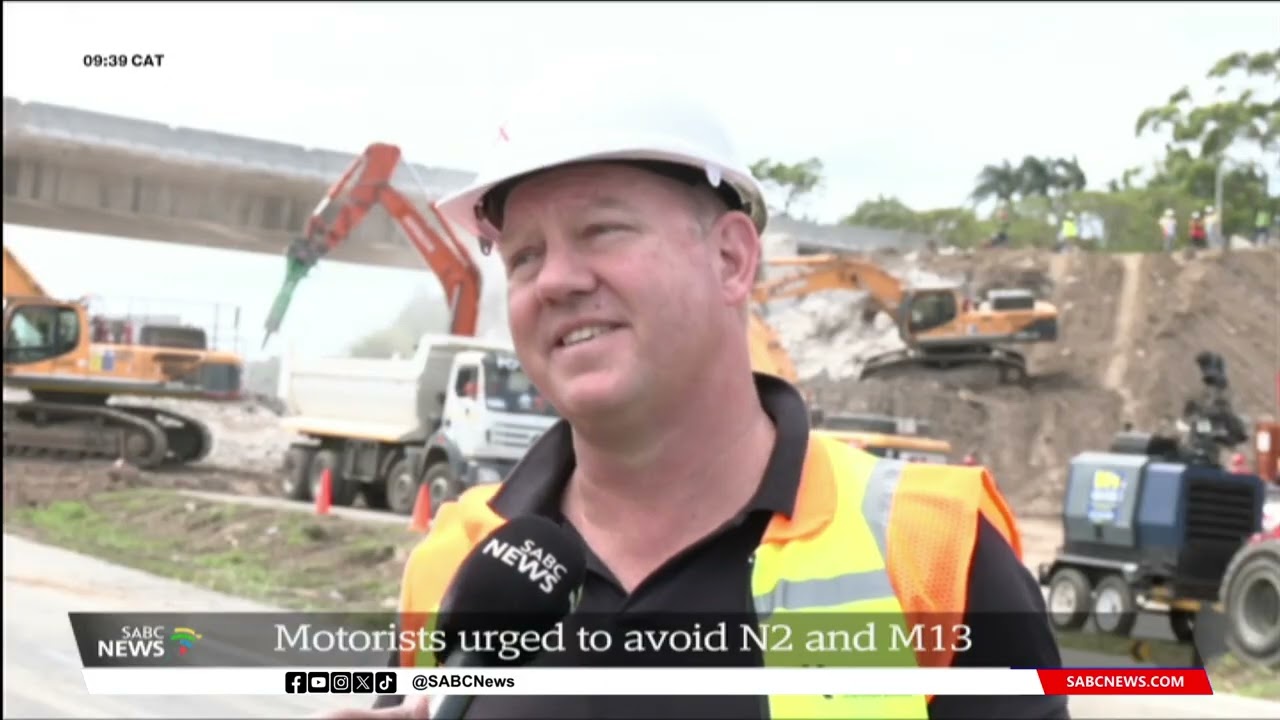 Road Closures: KZN motorists urged to avoid N2 and M13 in Durban