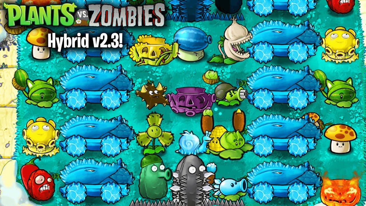 Plants vs Zombies Hybrid v2.3 | Ice Cannon Level 1-3 | Launches Deadly Ice Cobs!!! | Download