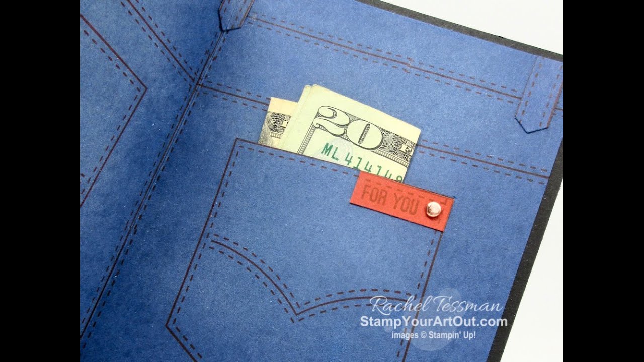 Masculine Jean Pocket Card