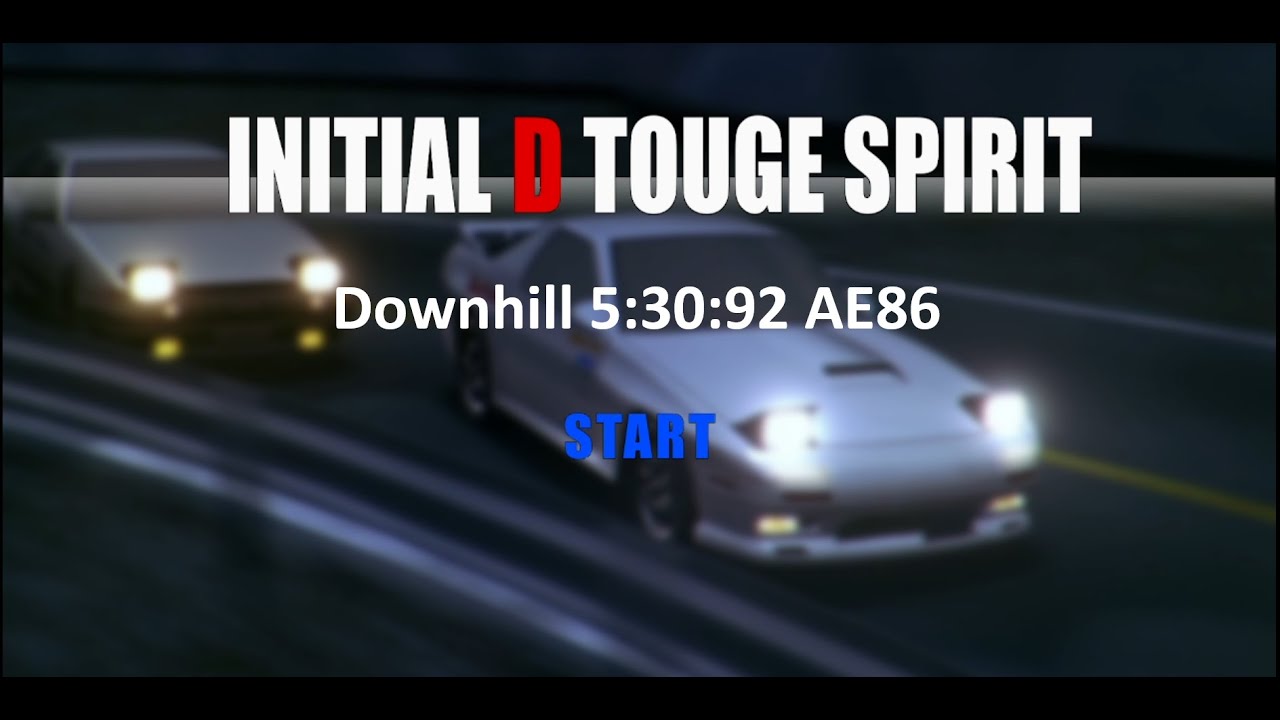 Initial D: Touge Spirit Downhill 5:30:92 AE86