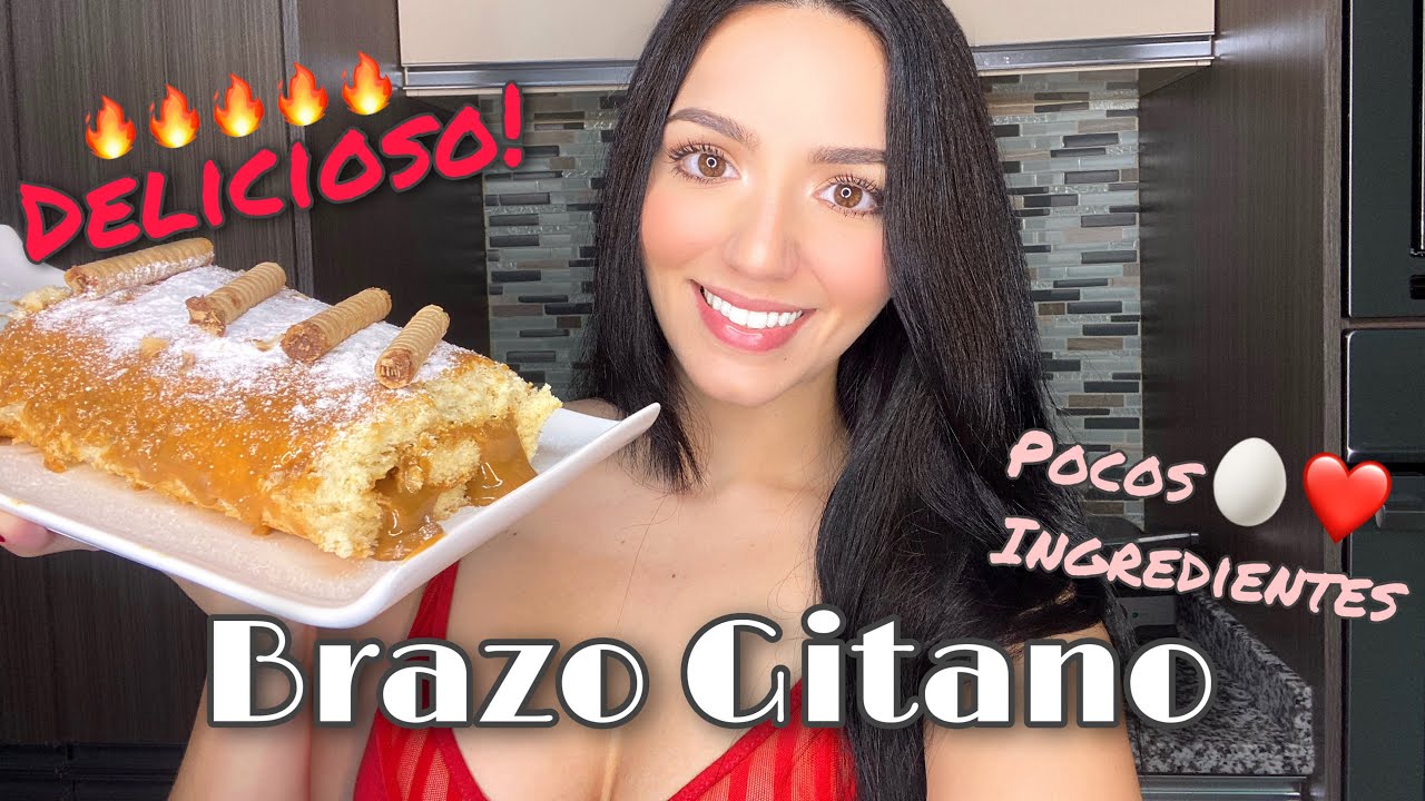RECETA Como Hacer Brazo Gitano con pocos ingredientes | Brazo de Gitano / Postre en minutos
