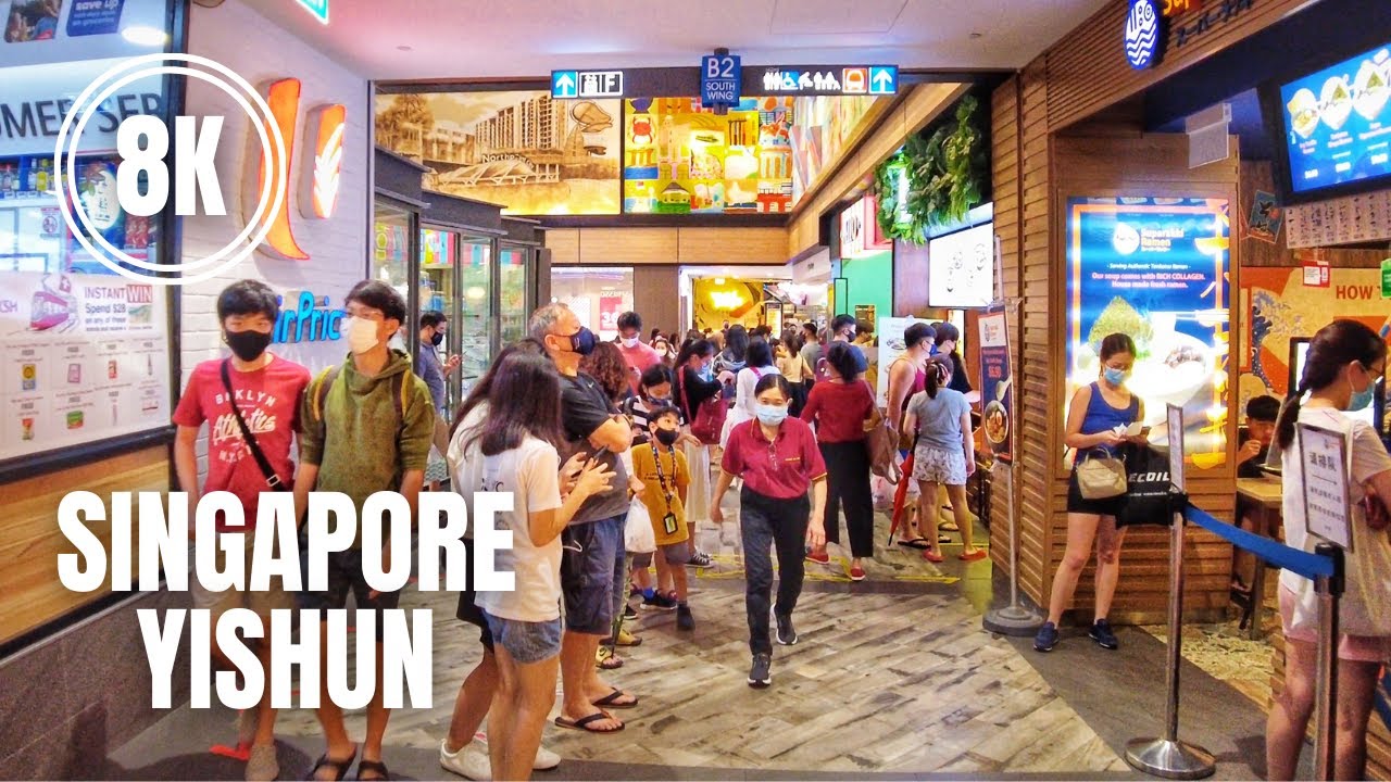Singapore 8K: Yishun Central Neighbourhood Walk (April 2021)
