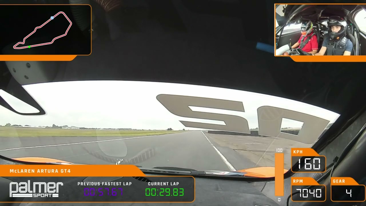 McLaren Artura GT4 Fastest Lap 00:57.67 PalmerSport 14.06.25