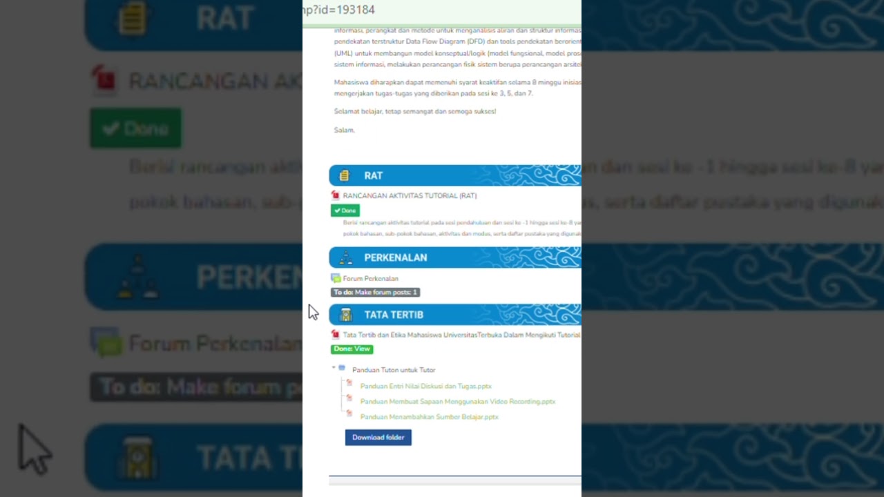 Tutorial Memulai Tuton di UT