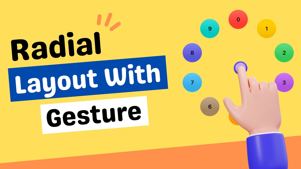 Radial Layout With Gestures - SwiftUI - Xcode 15