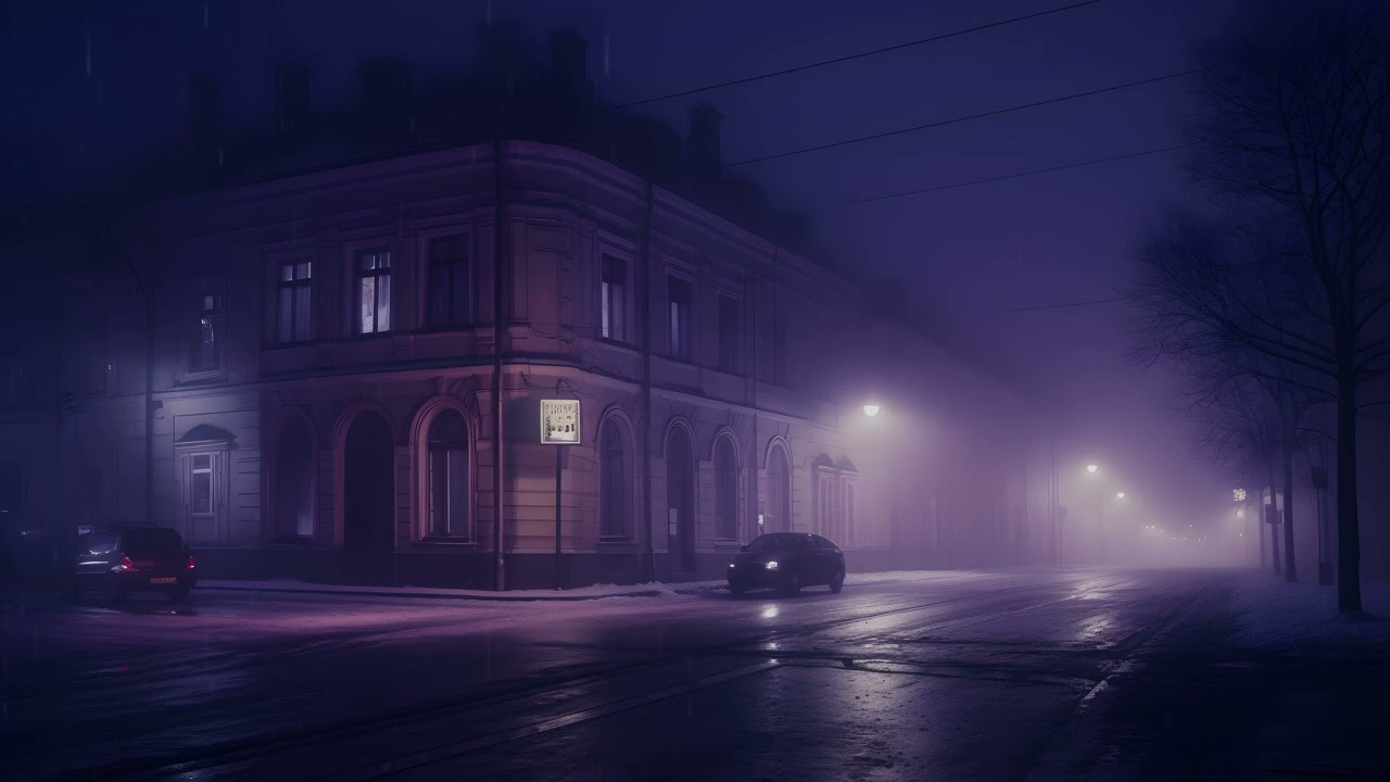 Calming Music For Sleep — Light Snowfall Before Dawn