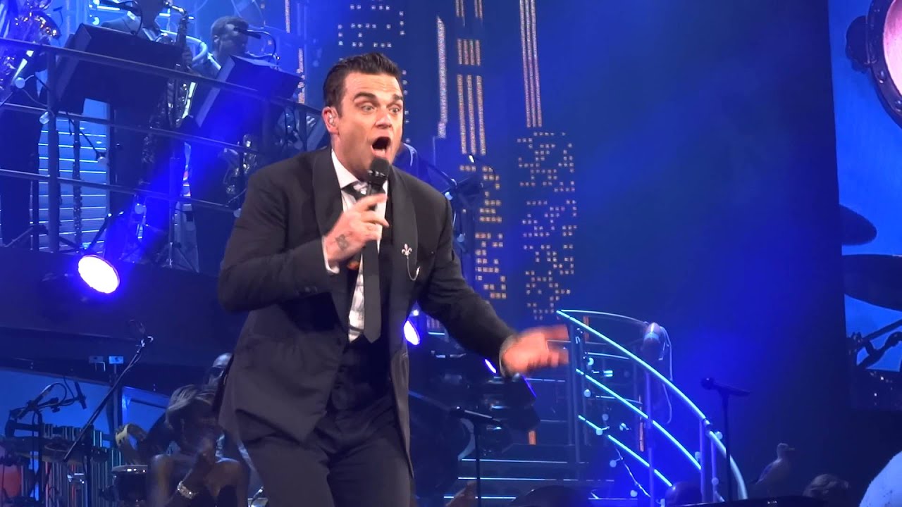 Robbie Williams - Empire State of Mind/New York - Melbourne Rod Laver Arena - 16th September 2014