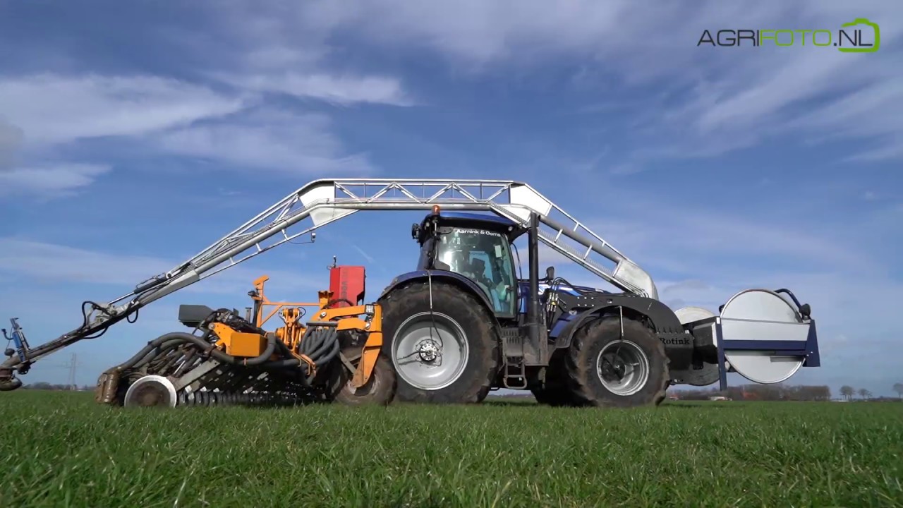 Swing it out | New Holland T7.270 + swivel arm & umbilical injector | Slurry 2020 | Aarnink & Ooms