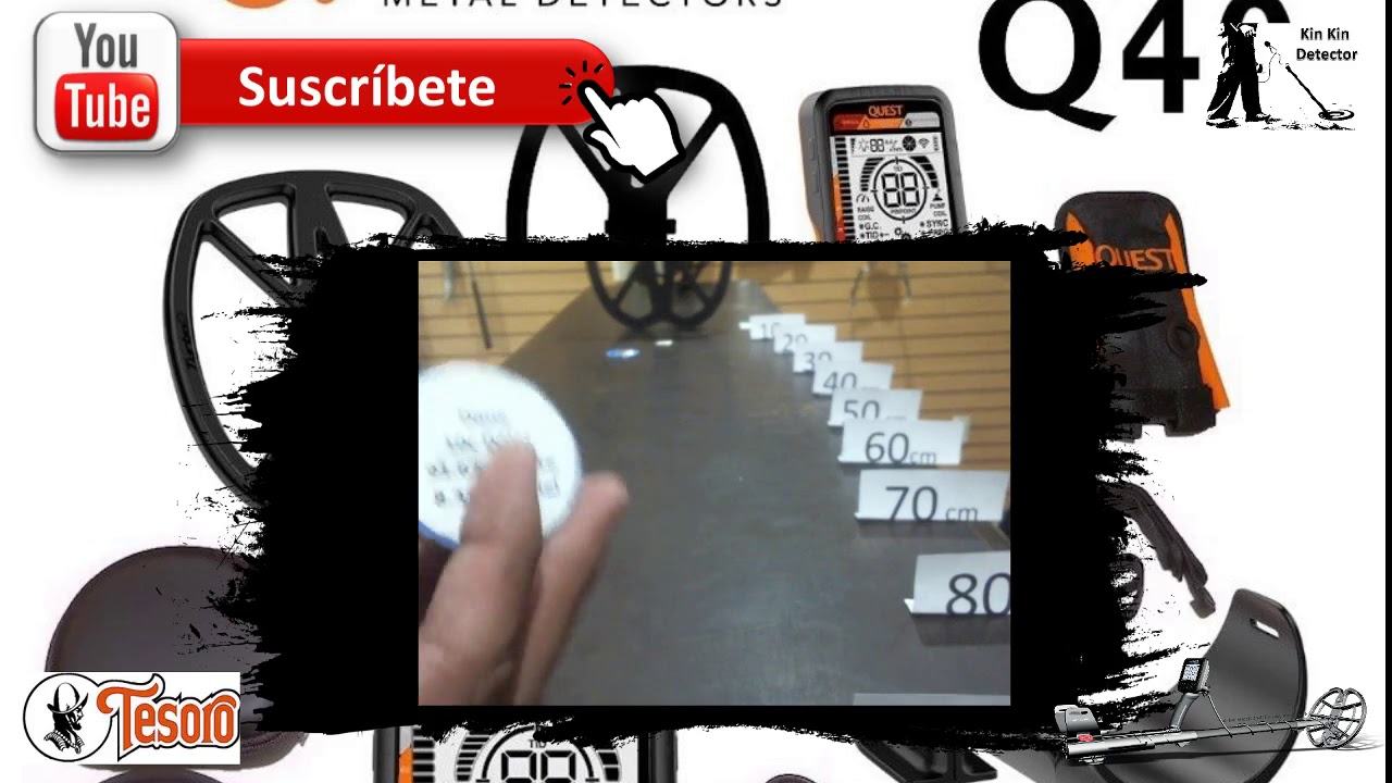 Prueba de profundidad (al aire) - Q40 - Quest - Detectores de Metal