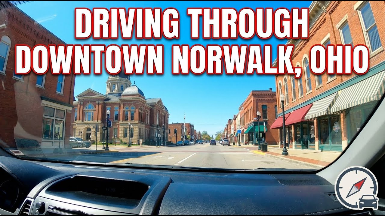 Driving through Downtown Norwalk, Ohio