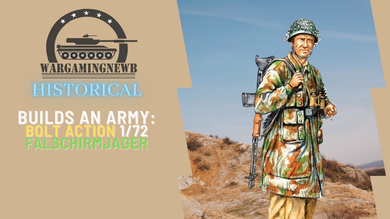 WarGamingNewb Builds an Army: Warlord Games Bolt Action 1/72 Falschirmjager Episode 1 [VLOG]