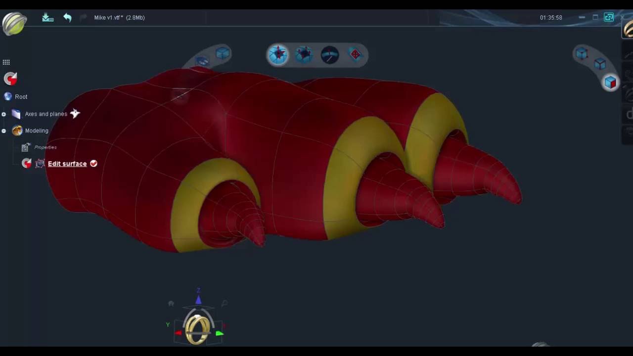 Shaper 3Design - F&uuml;&szlig; modellieren