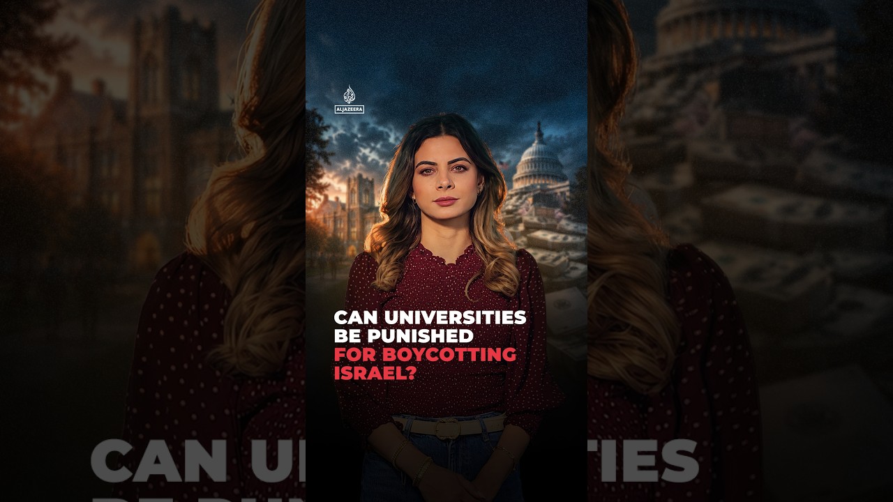 Can the US government punish a university for boycotting Israel? | #ajshorts