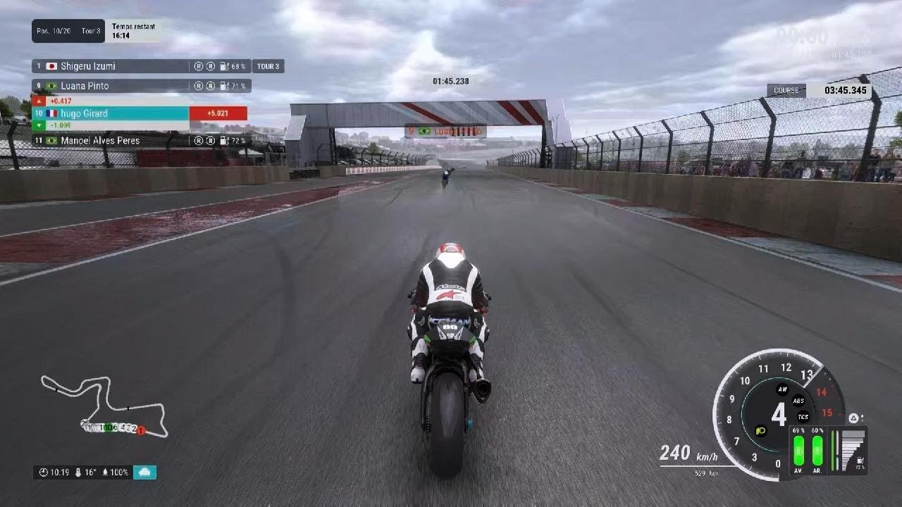 RIDE 5 championnat endurance kyalami chaotique