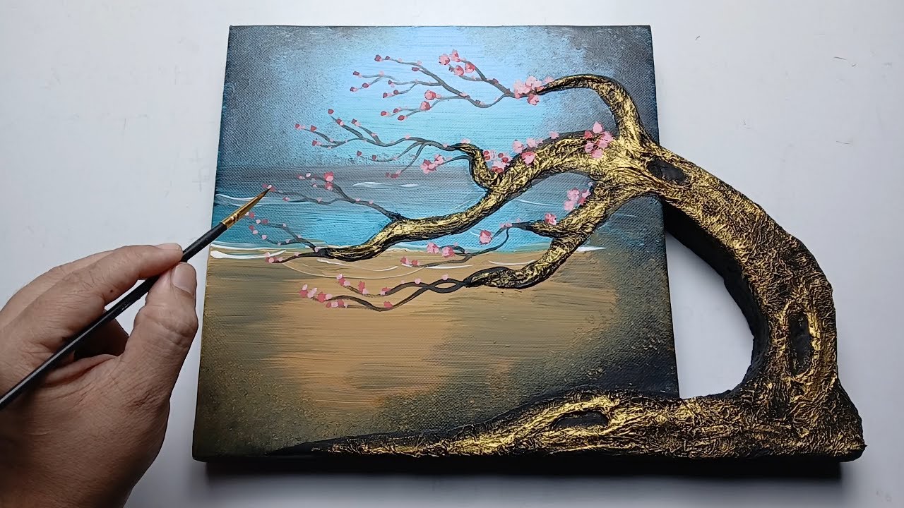 3D Textured Tree Painting