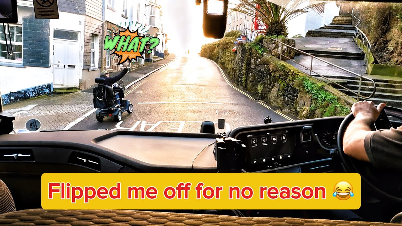 Day out with HGV driver, Cornwall roads 