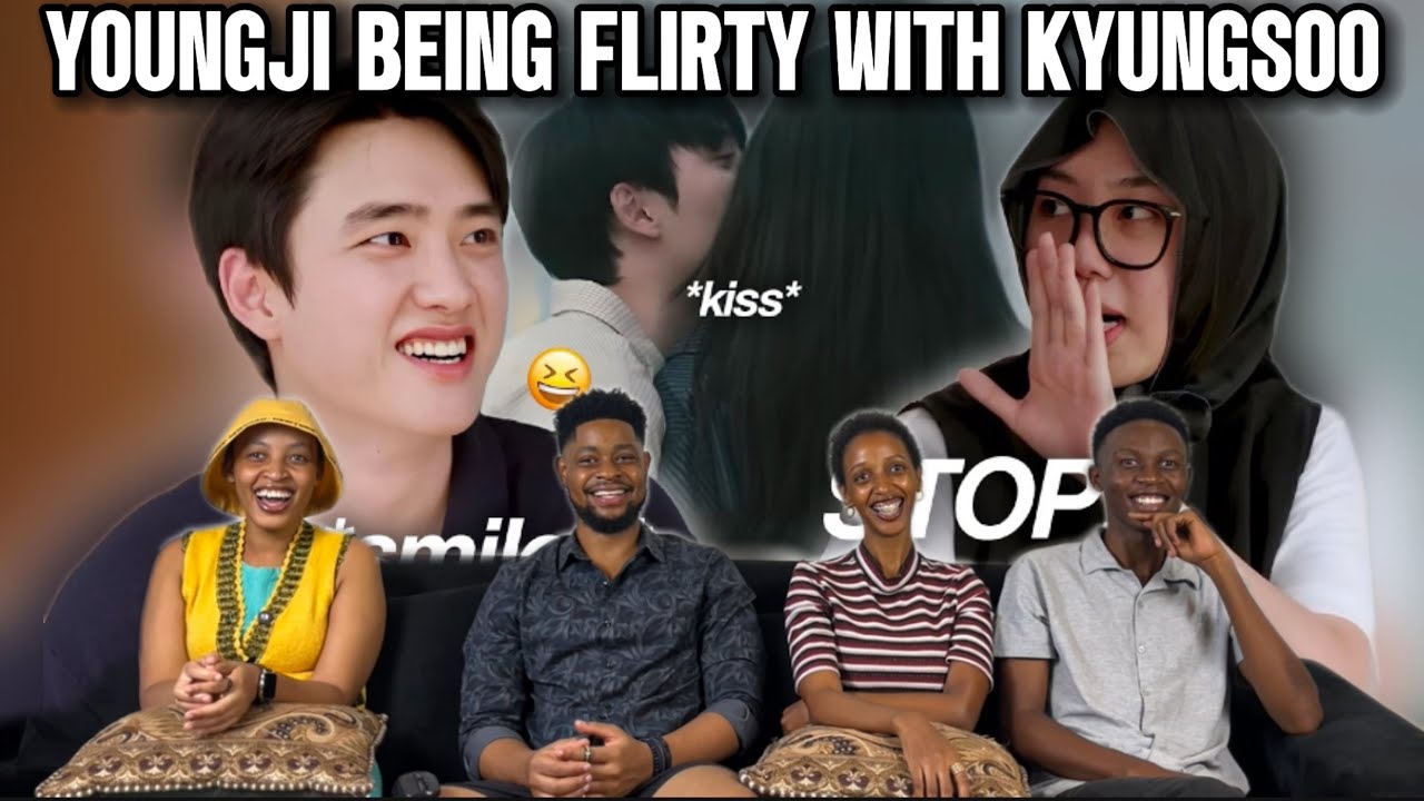Our Reaction To Youngji being a flirty with Kyungsoo