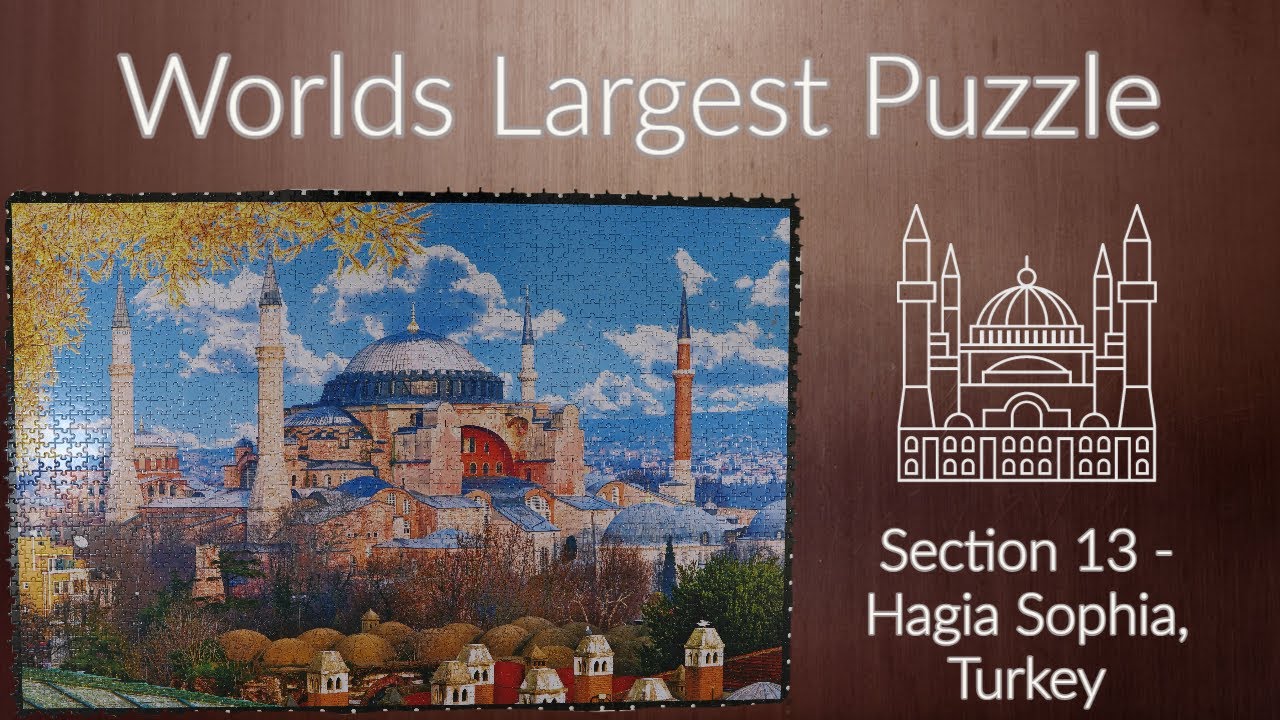 Worlds Largest Puzzle - Section 13 - Hagia Sophia, Turkey