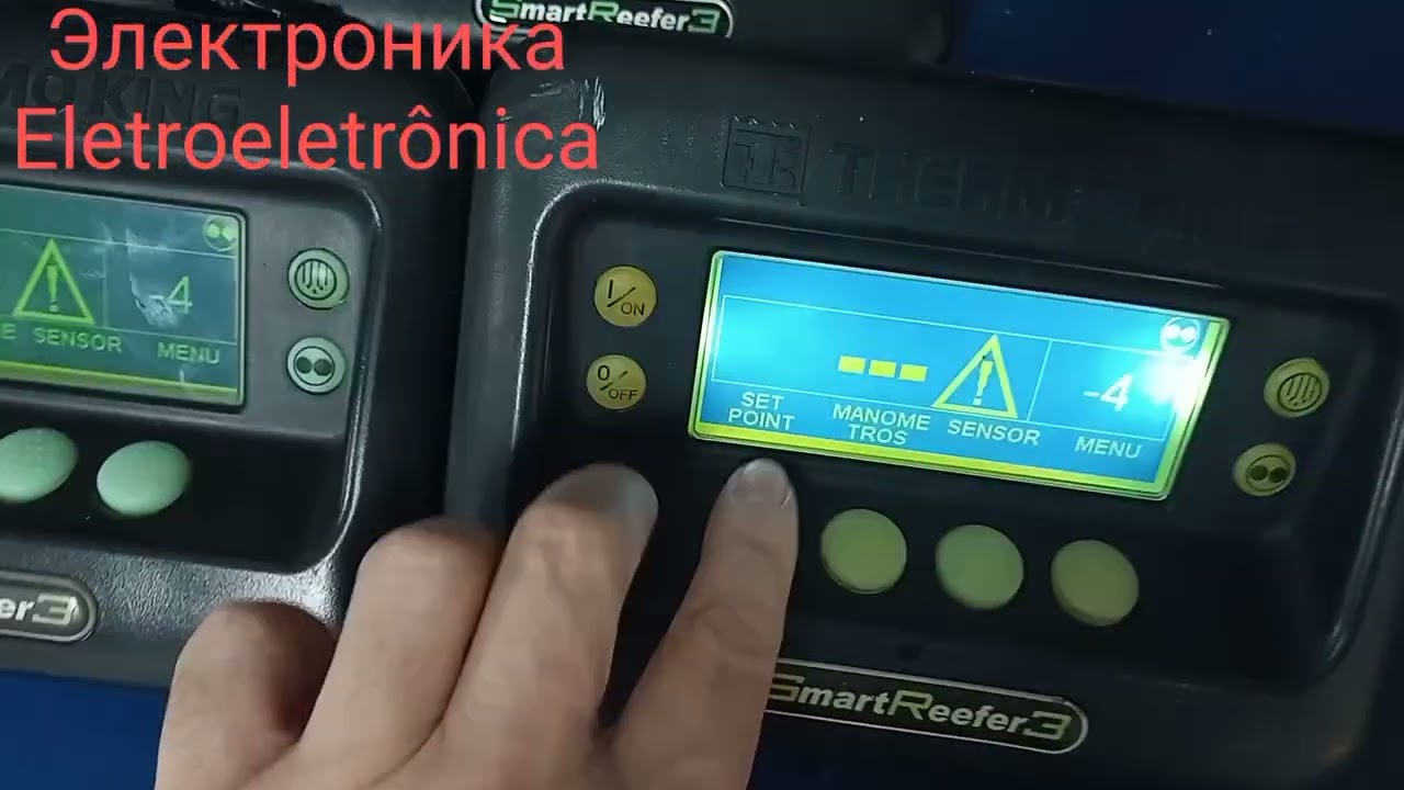 Thermo king: Manutención Conexión 3 HMI, SR-3. Provando comunicación CAN, APROBADO.