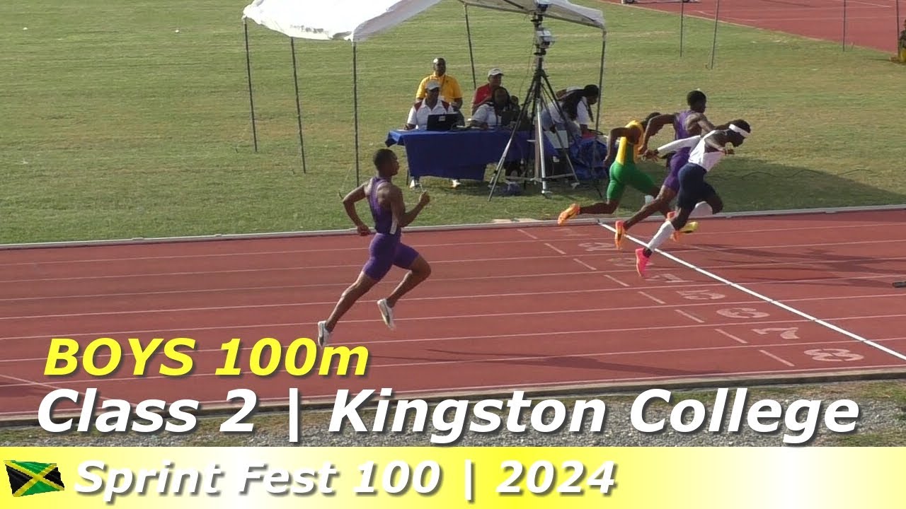 Nyrone WADE | Kingston College | Johan-Ramaldo SMYTHE | Boys 100m Class 2 | Sprint Fest 100 | 2024