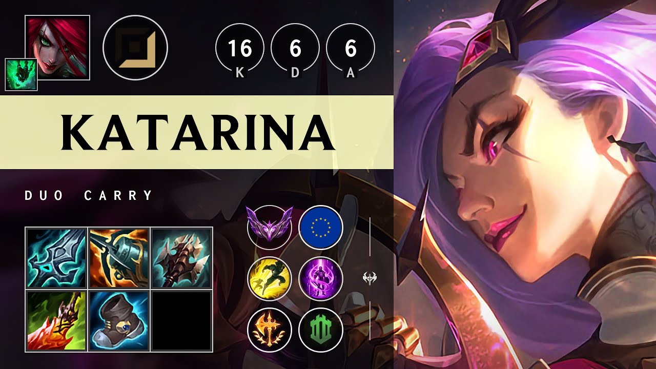 Katarina Carry vs Twitch: Dominating - EUW Master Patch 14.18