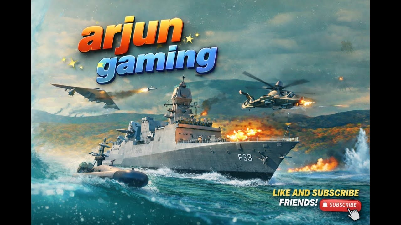 MODERN WARSHIPS 🚢 INTENSE BATTLE GAMEPLAY | ARJUN GAMING